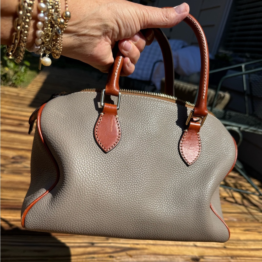 Dooney & Bourke elephant grey satchel
